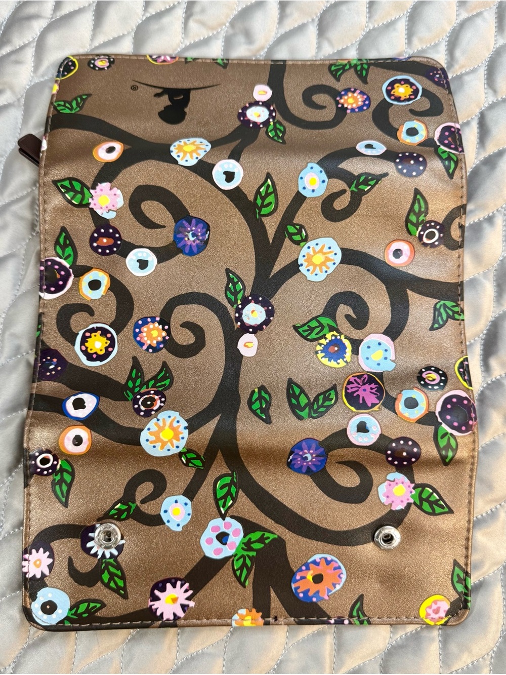 Travel Jewelry, organizer, trifle with Multicolor Blossoms and floral bird desig - Picture 10 of 16